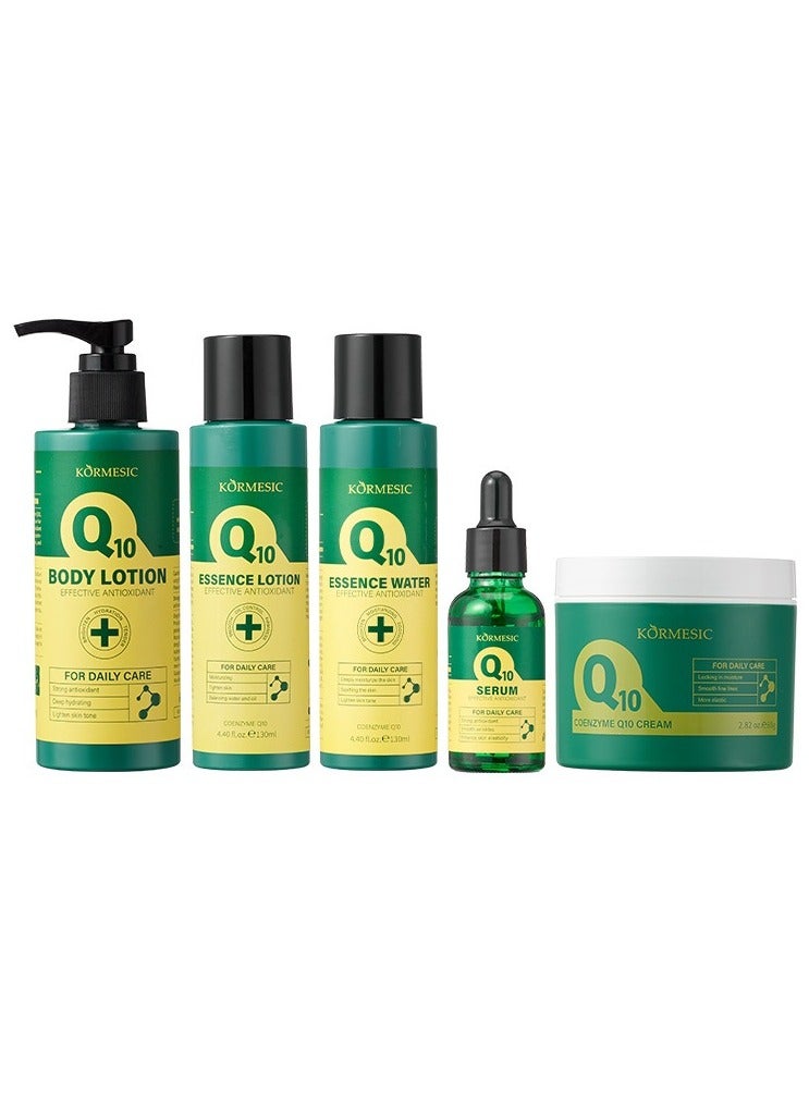 Kormesic مجموعة العناية بالبشرة coenzyme q10-تشمل جوهر لوشن ، مصل ، حبر ، لوشن للجسم وكريم الوجه - Image 1