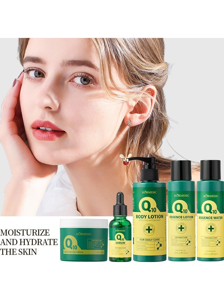 Kormesic مجموعة العناية بالبشرة coenzyme q10-تشمل جوهر لوشن ، مصل ، حبر ، لوشن للجسم وكريم الوجه - Image 2