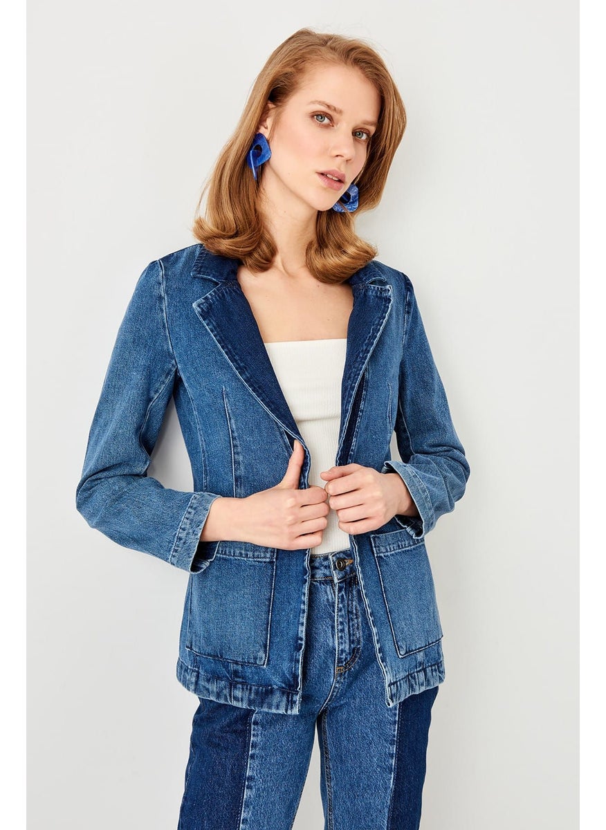 trendyol - Pocket Detail Denim Jacket - Image 1