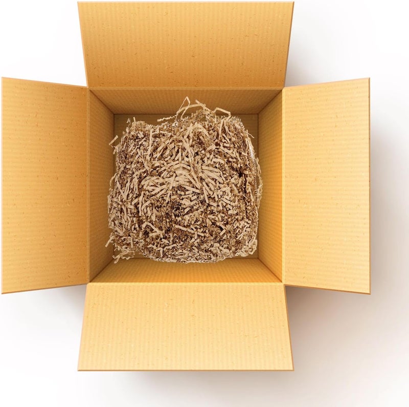 WOFASHPURET 100g Raffia Grass Crinkle Paper Shred Filler for Boxes and Basket Stuffing, Light Coffee Colored Packing Paper for Wrapping, Christmas Bags, Craft and Shipping Packaging - Image 5