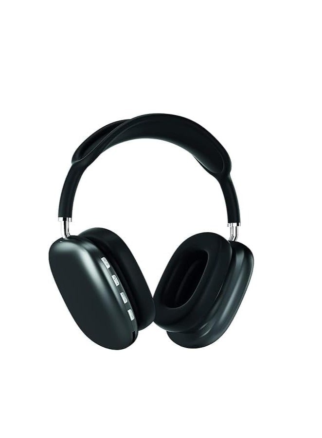 Wireless Bluetooth Headphones – AirPods Style, Noise Cancelling & Deep Bass – Comfortable Fit, Handsfree Mic – Long Battery Life – Perfect for Running, Gym & Calls