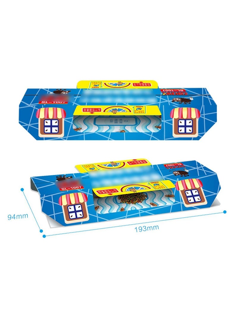 4-Piece Strong Adhesion Cockroach Trap Blue