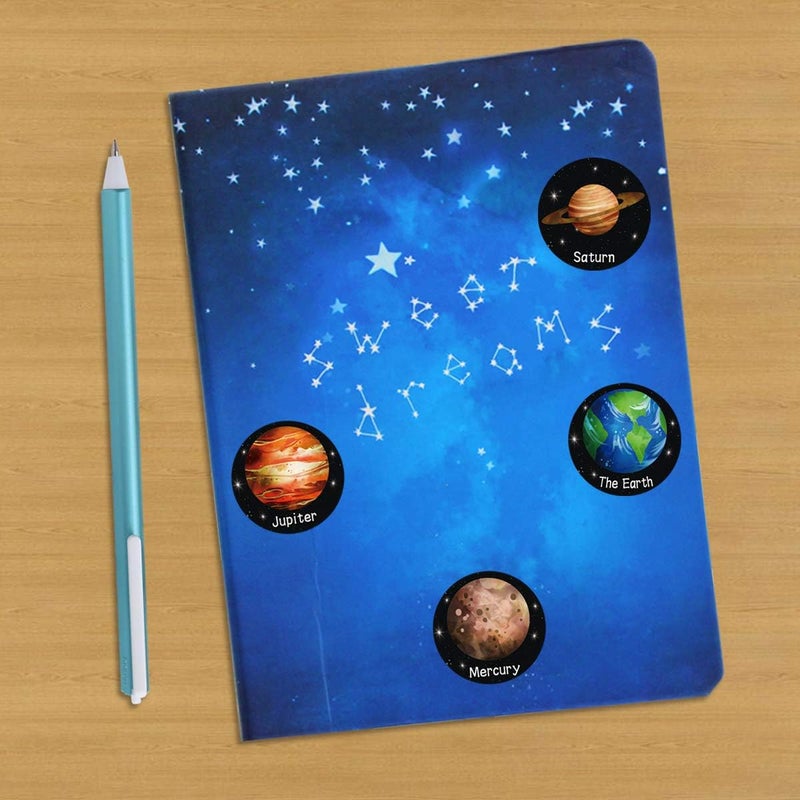 FANCY LAND Solar System Stickers for Kids - 200 Realistic Planet Stickers for Educational Decorations - Image 5