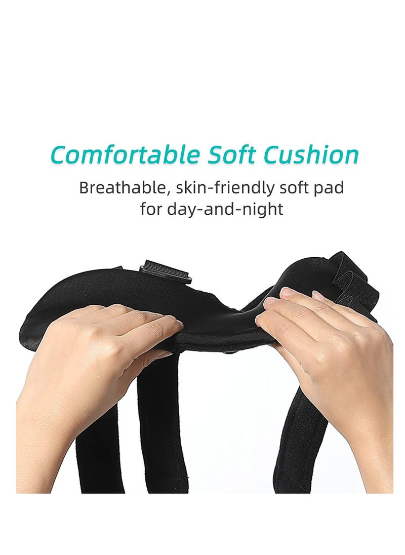 Y&D - Azonee Stroke Resting Hand Splint Night Immobilizer Wrist Finger Brace for Flexion Contractures Functional 5 Stabilizer Wrap Muscle Atrophy Rehab Arthritis Pain Large Left - Image 1
