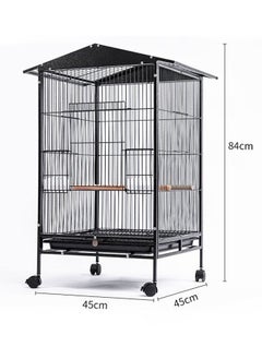 Bird Cage with Rolling Stand，Large Parrot BirdcageBreeding，Cockatiel Sun Conure Parakeet, Big Pigeon Villa for Parakeet, Black Your Feathered Friend's Cozy Paradi - pzsku/Z3EB73F47D3E02A5D349DZ/45/_/1721800725/6aca6063-cf3b-4b35-adb0-c48322e4d162