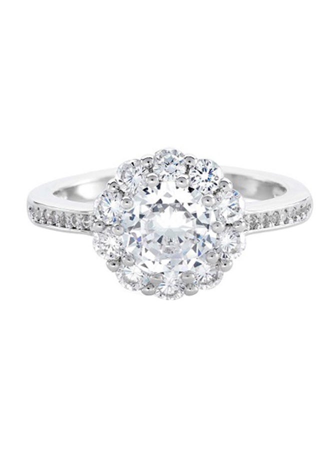 BUCKLEY LONDON The Carat Collection - Clear Sparkle Cluster Ring 