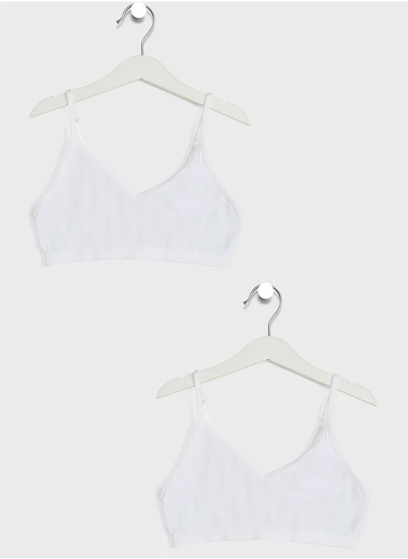 Marks & Spencer Kids 2 Pack Essential Bra Top