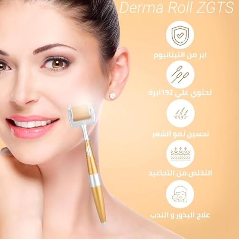 Microneedling Tool - High Quality 1mm Derma Roller for Enhancing Facial Skin Texture, Promoting Thick Beard Growth, and Supporting Healthy Hair Follicles. Safe and Effective Solution. - Image 2
