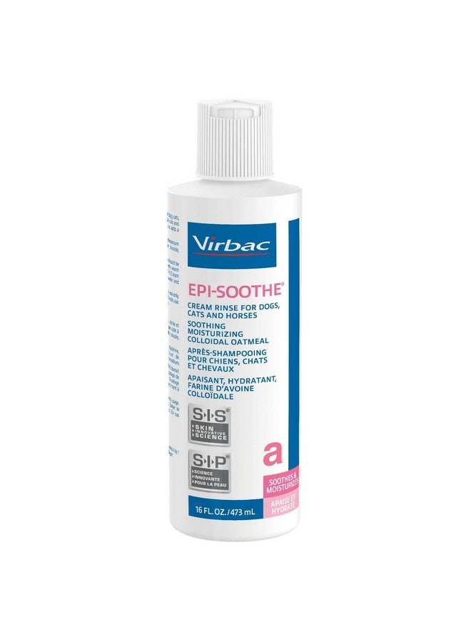 Virbac EpiSoothe Cream Rinse Pet Conditioner For Dogs, Cats & Horses (16 Oz)  For Dry Or Sensitive Skin - Image 1