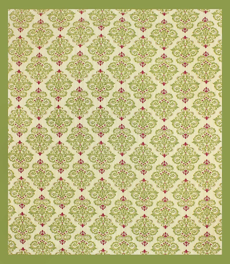 Meejoya 100 Cotton Rajasthani Jaipuri Traditional King Size Double Bed Bedsheet With 2 Pillow CoversJaipurbed_1160 TCGreen - Image 3