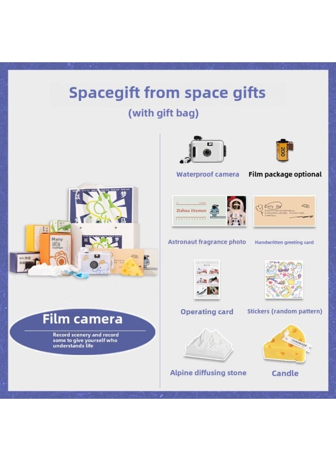 Generic Birthday Gift Girls Non-Parole Camera Student Party Starter Film Fool Retro Film Tanabata Valentine's Day-Color:Film--quduo Bear_limited Edition-package 1 Gift Box (with 12 Movie Film)  - Image 4