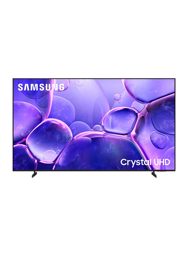 75 Inch Crystal UHD TV, U8000F, 4K, Crystal Processor 4K, MetalStream Design,  Knox Security, Endless Free Content, Smart TV, UA75U8000FUXZN (2025 - UAE Version) U8000F BLACK