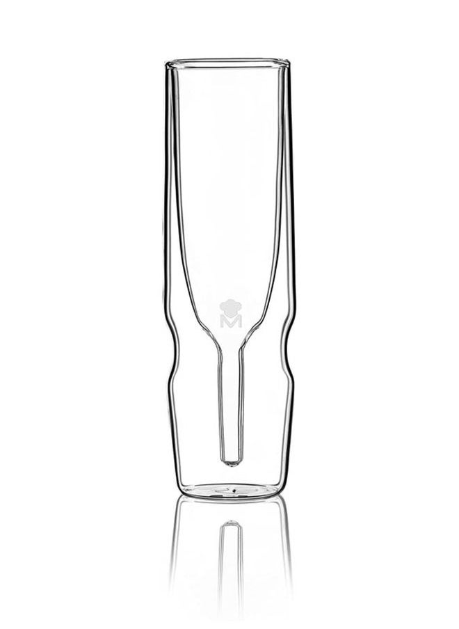 MasterPro 2-Piece Mixology Double Wall Flute Glass Set 19cl  - Image 1