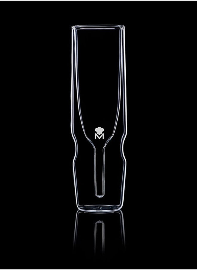 MasterPro 2-Piece Mixology Double Wall Flute Glass Set 19cl  - Image 2