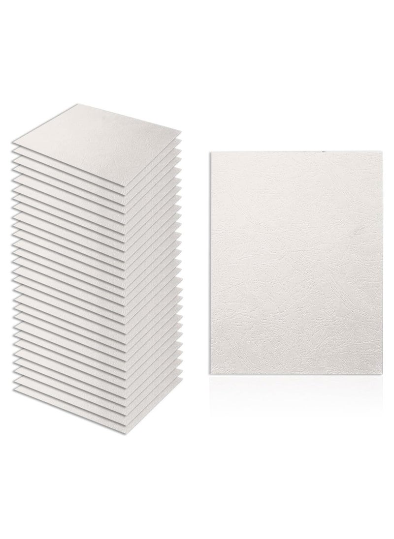 MARKQ - [1000 Pack] White Binding Cover [A4] 230 GSM – Durable Protective Sheets for Presentations, Reports, and Documents – Compatible with Comb & Wire Binding Machines - Image 1