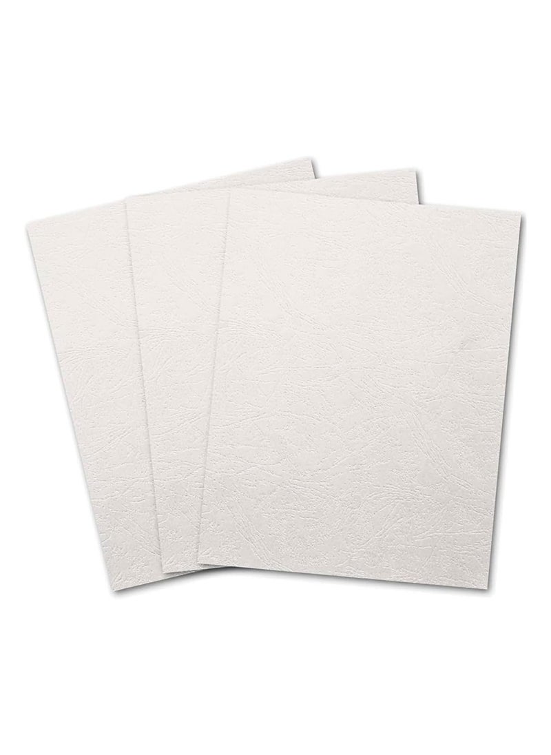 MARKQ - [1000 Pack] White Binding Cover [A4] 230 GSM – Durable Protective Sheets for Presentations, Reports, and Documents – Compatible with Comb & Wire Binding Machines - Image 1