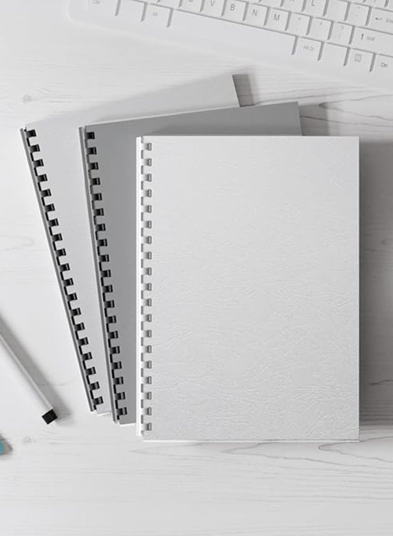 مارك [عبوة 1000] غلاف تجليد أبيض [A4] بوزن 230 جرام – أوراق حماية متينة للعروض التقديمية والتقارير والمستندات – متوافق مع آلات التجليد بالحلقات والأسلاك - Image 5