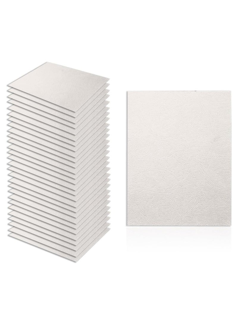 مارك [عبوة 1000] غلاف تجليد أبيض [A4] بوزن 230 جرام – أوراق حماية متينة للعروض التقديمية والتقارير والمستندات – متوافق مع آلات التجليد بالحلقات والأسلاك - Image 3