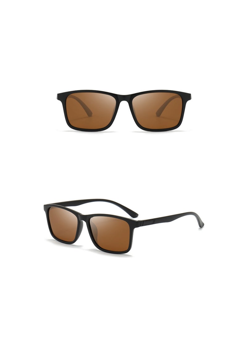 Square Polarized Sunglasses - Ultralight TR Sun Glasses - Driving Fishing Golf Sports UV400 Protection - Image 1
