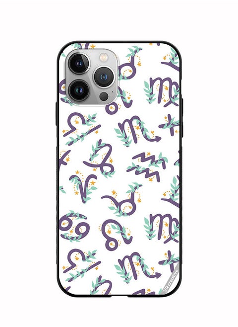 Protective Case Cover For Apple iPhone 11 Pro Max Cute Vector Pattern With Zodiac Sign Design Multicolour