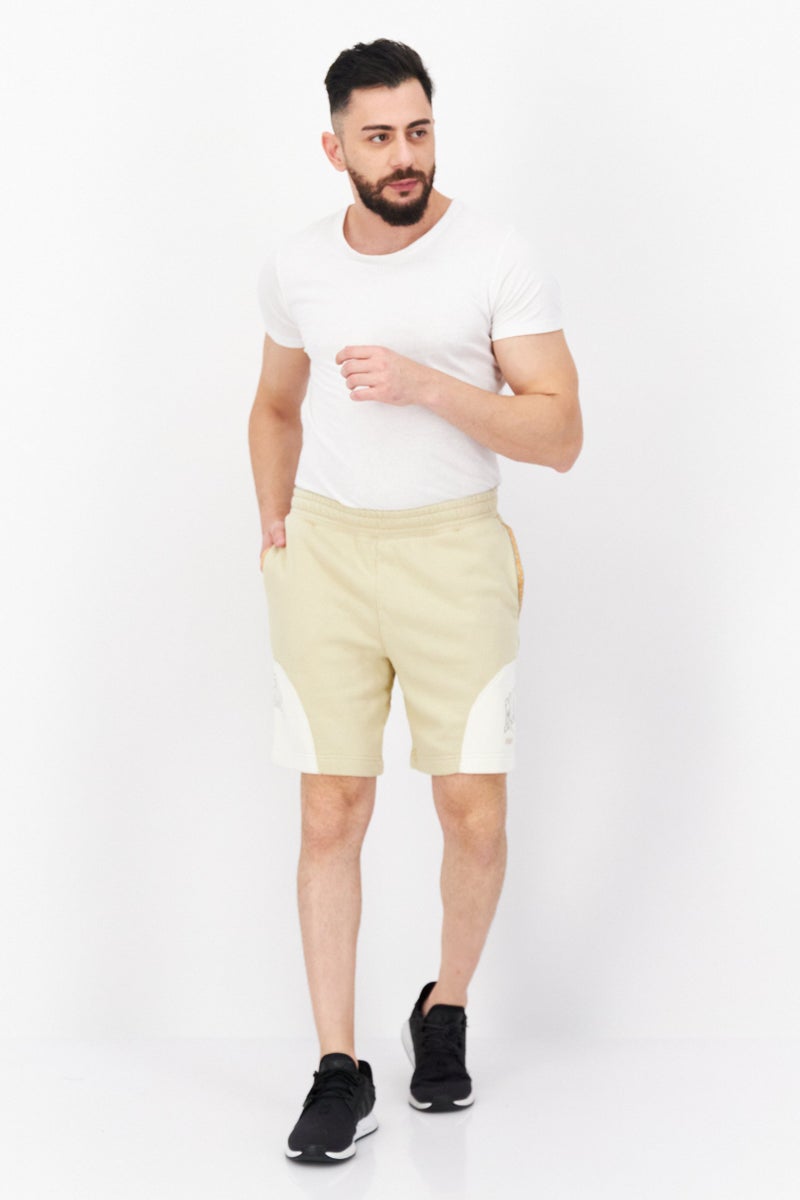 Puma x Market Men Sportswear Fit Brand Logo Training Shorts, Khaki - Image 2