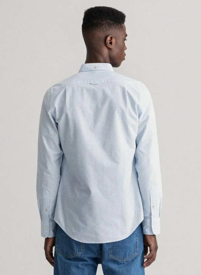GANT  Gant Slim Fit Banker Oxford Shirt for Men | Best Price UAE