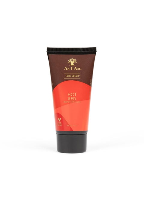 As I Am Curl Color  Hot Red  3 ounce  Color  Curling Gel  Temporary Color  Medium Hold  Vegan  Cruelty Free