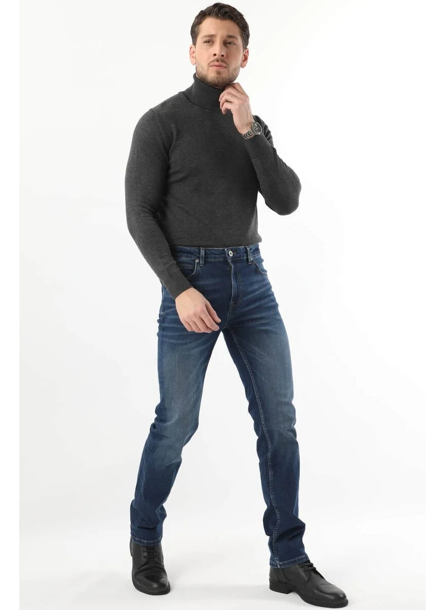 باني جينز Men Regular Fit Jeans Dark Blue