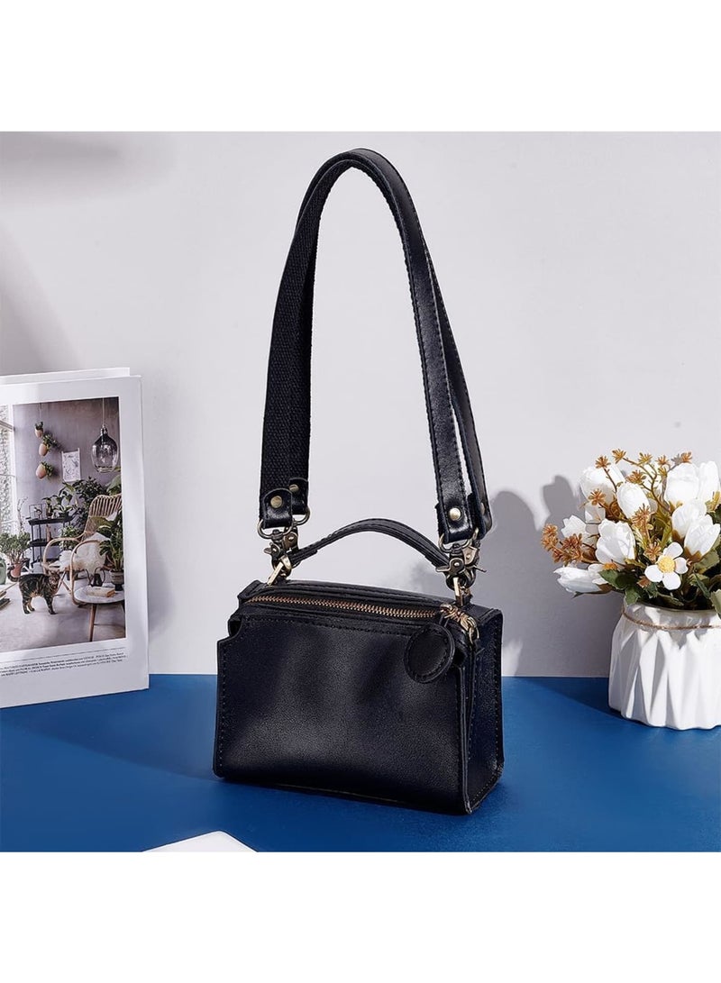 SOLARAE Leather Bag Straps, Genuine Leather Bag Handles, Crossbody Adjustable Shoulder Strap, with Antique Bronze Swivel Lobster Buckles for Handbags Purses Shoulder Bags (23.8, 2Pcs) - Image 5