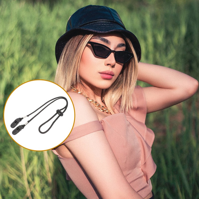 4 Pcs Adjustable Hat Strap Clips Windproof Strap Clips Retainers Anti-Lost Straps - Image 1