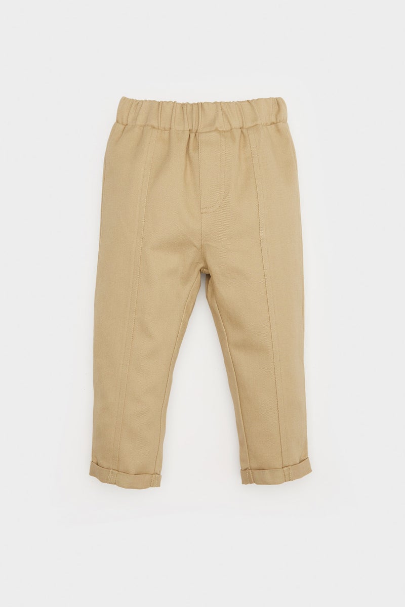 DeFacto Boy Baby Striped Long Sleeve Shirt Trousers 2 Piece Set - Image 5