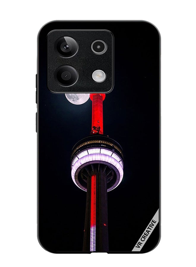 VR CREATIVE Protective Case Cover For Xiaomi Poco X6 Cn Tower Light up Red Design Multicolour - Image 1