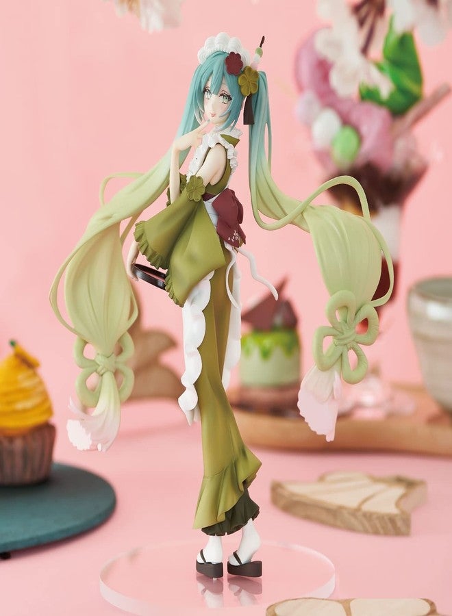Furyu Hatsune Miku: Matcha Parfait Sweet Sweets Series Figure, Multicolor - Image 1