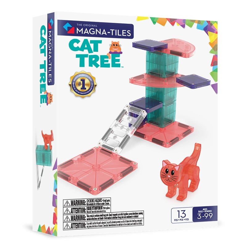 MAGNA-TILES شجرة القطط مجموعة 13 قطعة - Image 1