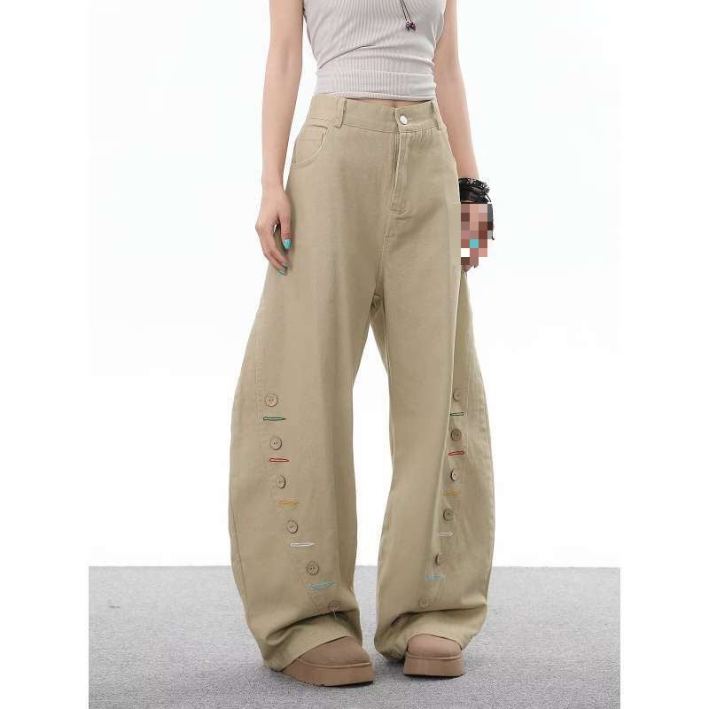 Unisex Classic Denim Jeans Loose Fit Daily Outdoor Wear - Image 4