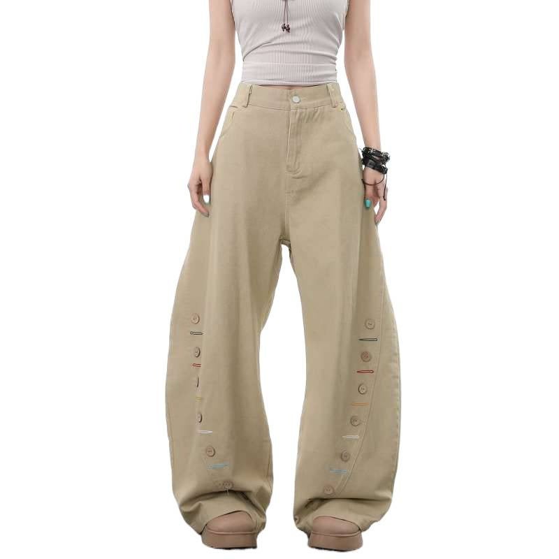 Unisex Classic Denim Jeans Loose Fit Daily Outdoor Wear - Image 5