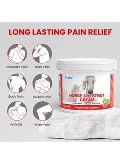 Sumifun Horse Chestnut Cream, Heating Extra Warming Joint Massage Gel Muscle Recovery,Cold Compress Gel for Relieving Repair Shoulder Neck Lumbar Spine and Leg Pain Protection Joint-80g  - Image 4