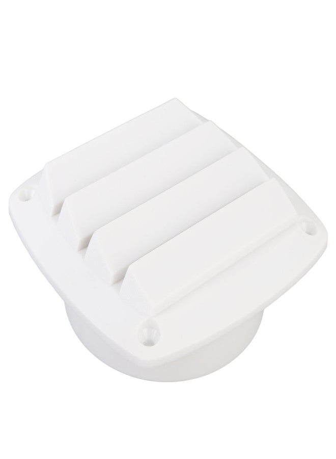 4inch RV Air Vent Louver Plastic Weather Resistant Optimal Airflow Boat Ventilation Outlet Grille Louver for Yacht White - Image 5