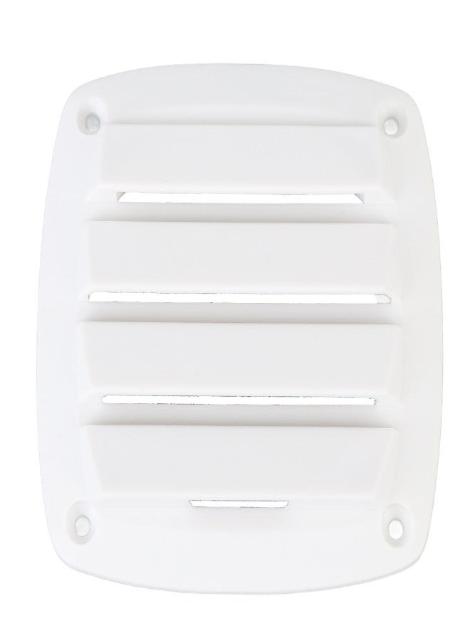 4inch RV Air Vent Louver Plastic Weather Resistant Optimal Airflow Boat Ventilation Outlet Grille Louver for Yacht White - Image 3