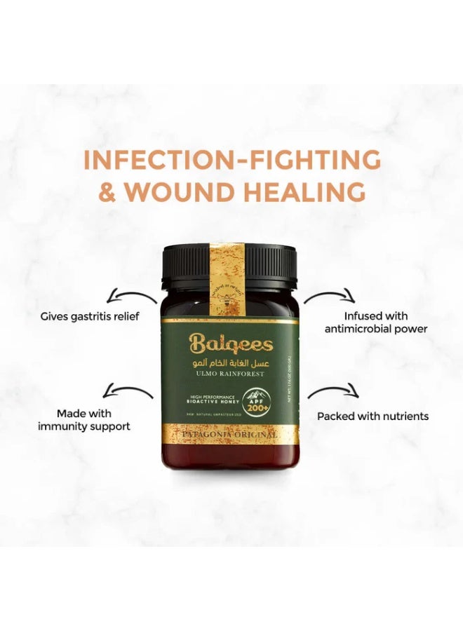 Balqees Raw Ulmo Rainforest Honey (Apf 200+) - Image 1