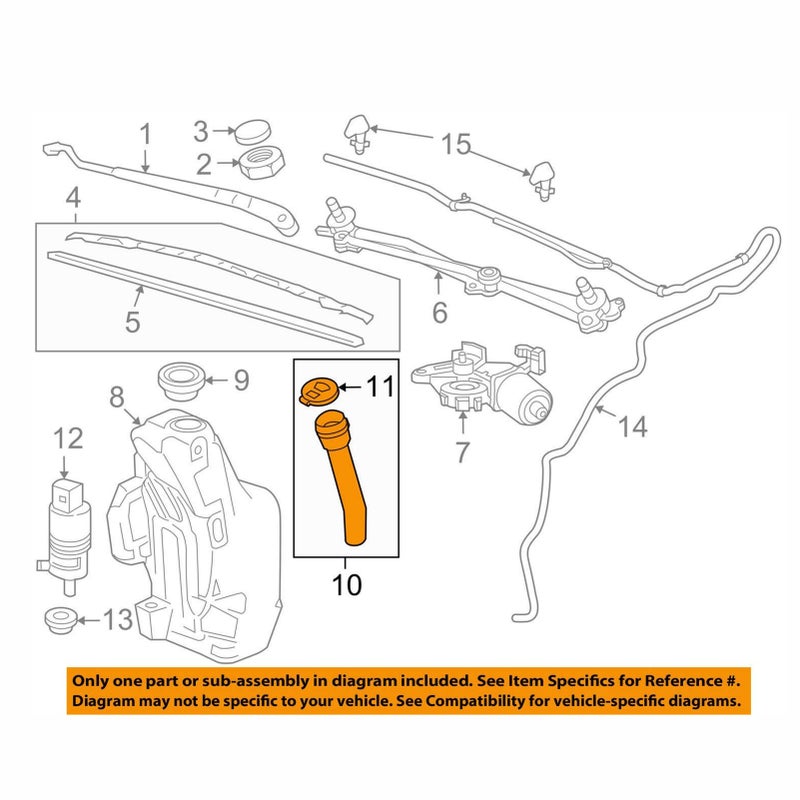95980613 Windscreen Wiper Kettle Inlet Pipe - Image 2