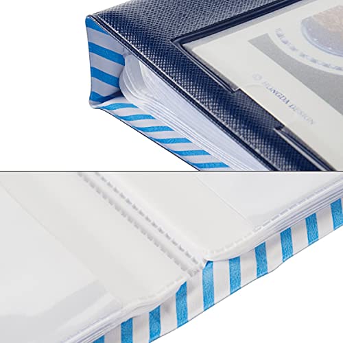 FotoCart [Instax Mini 64 Page Photo Album] Pieces of Moment Book Album Compatible for Films of Fujiflm Instax Mini 7s 8 8+ 9 25 26 50s 70 90 10 11 30 55 20 50 7 LiPlay & Hello Kitty (Navy Blue) - Image 2