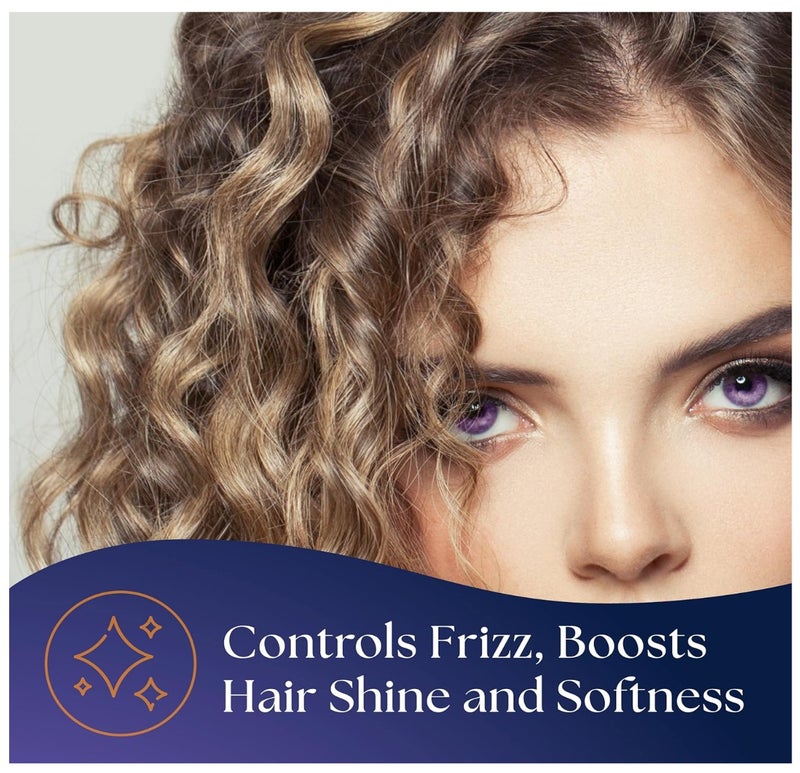 هيربليكس موس تجعيد الشعر 150 مل، خفيف الوزن، يحدد تموجات الشعر، يمنح الشعر حيوية، يمنع ترطيبه، يتحكم في التجعد، يمنح لمعانًا مكثفًا، زيت الخروع، حماية من الأشعة فوق البنفسجية والحرارة - Image 5