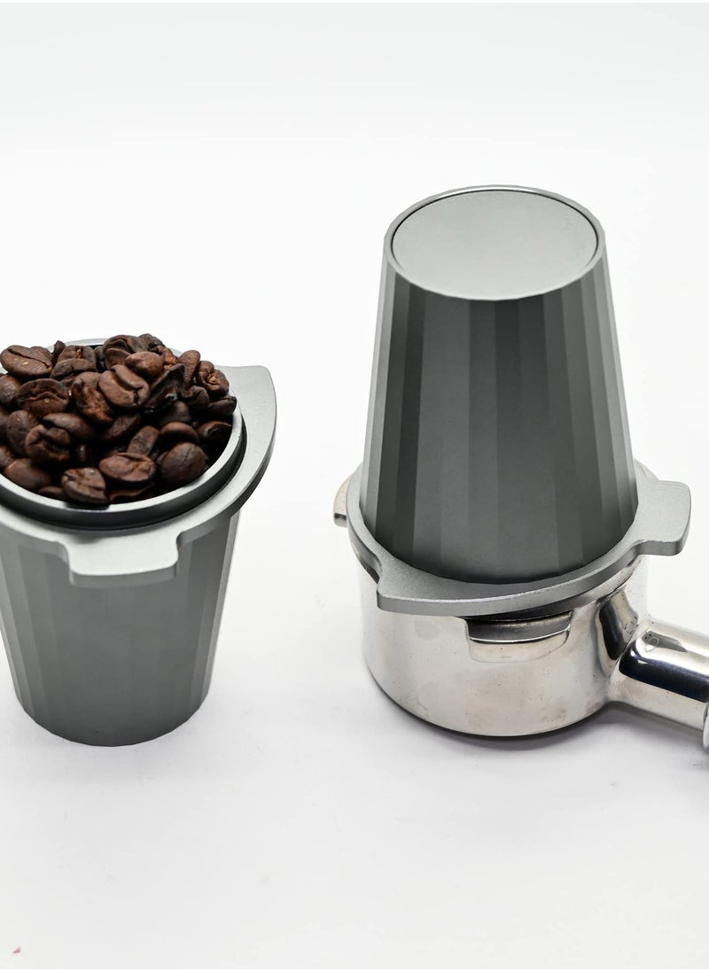 Generic - 54mm Espresso Portafilter Dosing Cup for Breville - Aluminum Alloy Dosing Cup with Grinder Switch Activation for Precise Coffee Measurement and Brewing. - Image 1