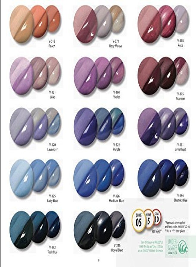 Amaco Lead-Free Velvet Underglaze - Avocado, 16 oz - Image 5