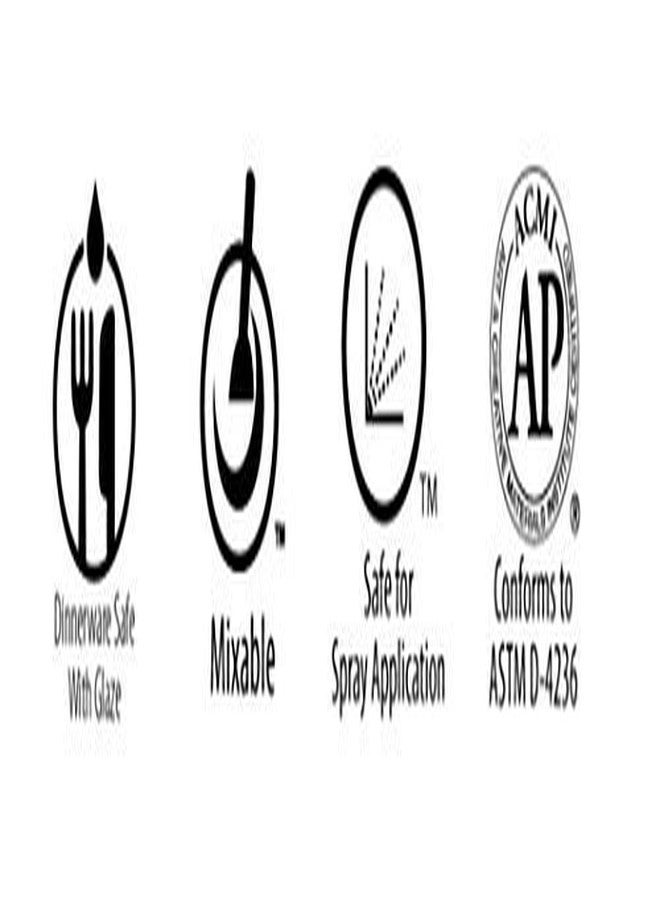 Amaco Lead-Free Velvet Underglaze - Avocado, 16 oz - Image 2