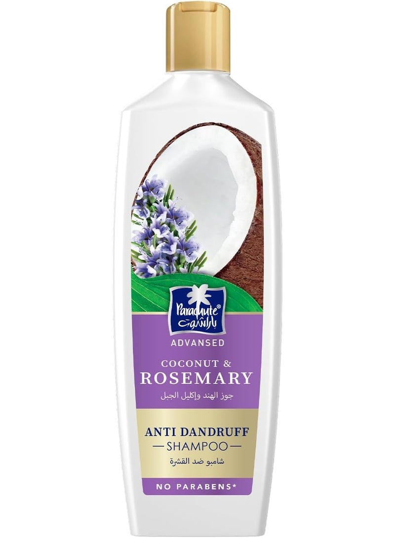 Parachute Advansed Coconut & Rosemary Anti-Dandruff Shampoo 170ml - Image 1