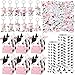 Fumete 86 Pcs Cow Party Favors Supplies Include Cow Keychain Party Paper Bags Keychains Cow Silicone Bracelets Vinyl Stickers for Girls Kids Baby Shower Treat Goodie Birthday Supplies - Image 2