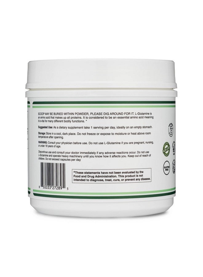 Double Wood Supplements L Glutamine Powder 1.1lbs (100 Servings of 5 Grams Each - Third Party Tested L-Glutamine Powder) Unflavored, Keto, Vegan Friendly (with Scoop) for Exercise Endurance and Gut Health by Double Wood - Image 3