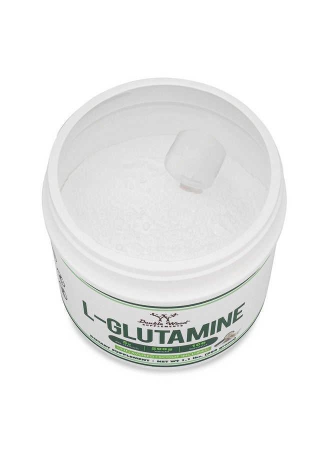 Double Wood Supplements L Glutamine Powder 1.1lbs (100 Servings of 5 Grams Each - Third Party Tested L-Glutamine Powder) Unflavored, Keto, Vegan Friendly (with Scoop) for Exercise Endurance and Gut Health by Double Wood - Image 5